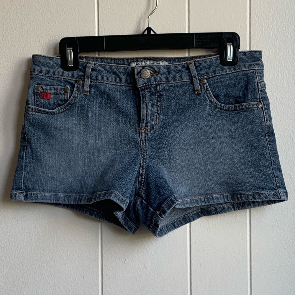 Paris Blues Medium Wash Jean Shorts